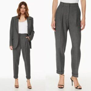 NWT Aritzia Wilfred Dashwood Pant in Peppercorn Grey Size 0